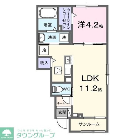 サンヴェルデの物件間取画像